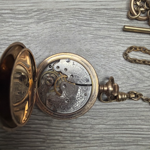 Beautiful American Waltham Model 7675567 12K Rolled Gold Filled Pocket Watch VTG main image 12